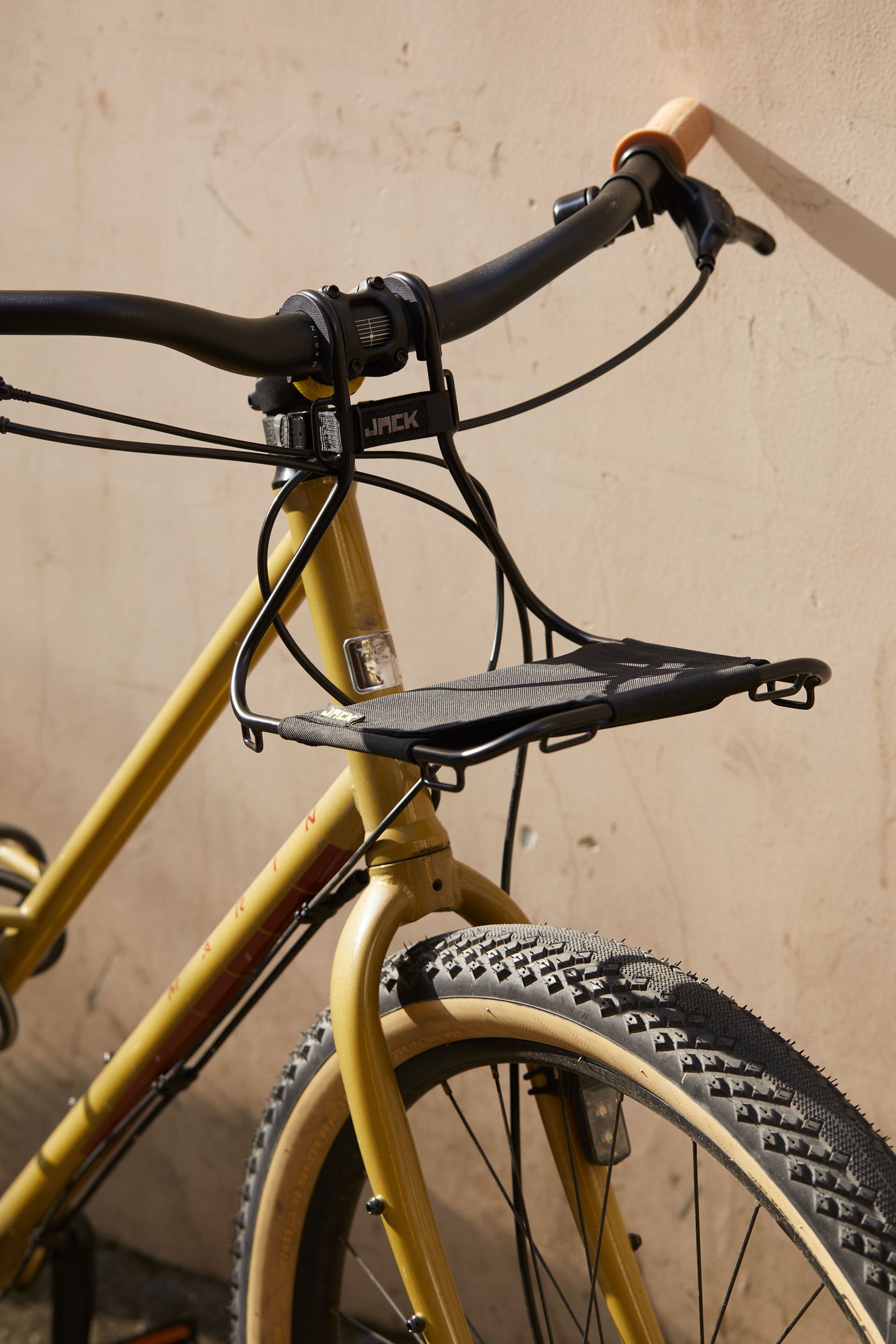 Jack the Bikerack Jack The Bike Rack Porte-bagages de guidon noir/jaune