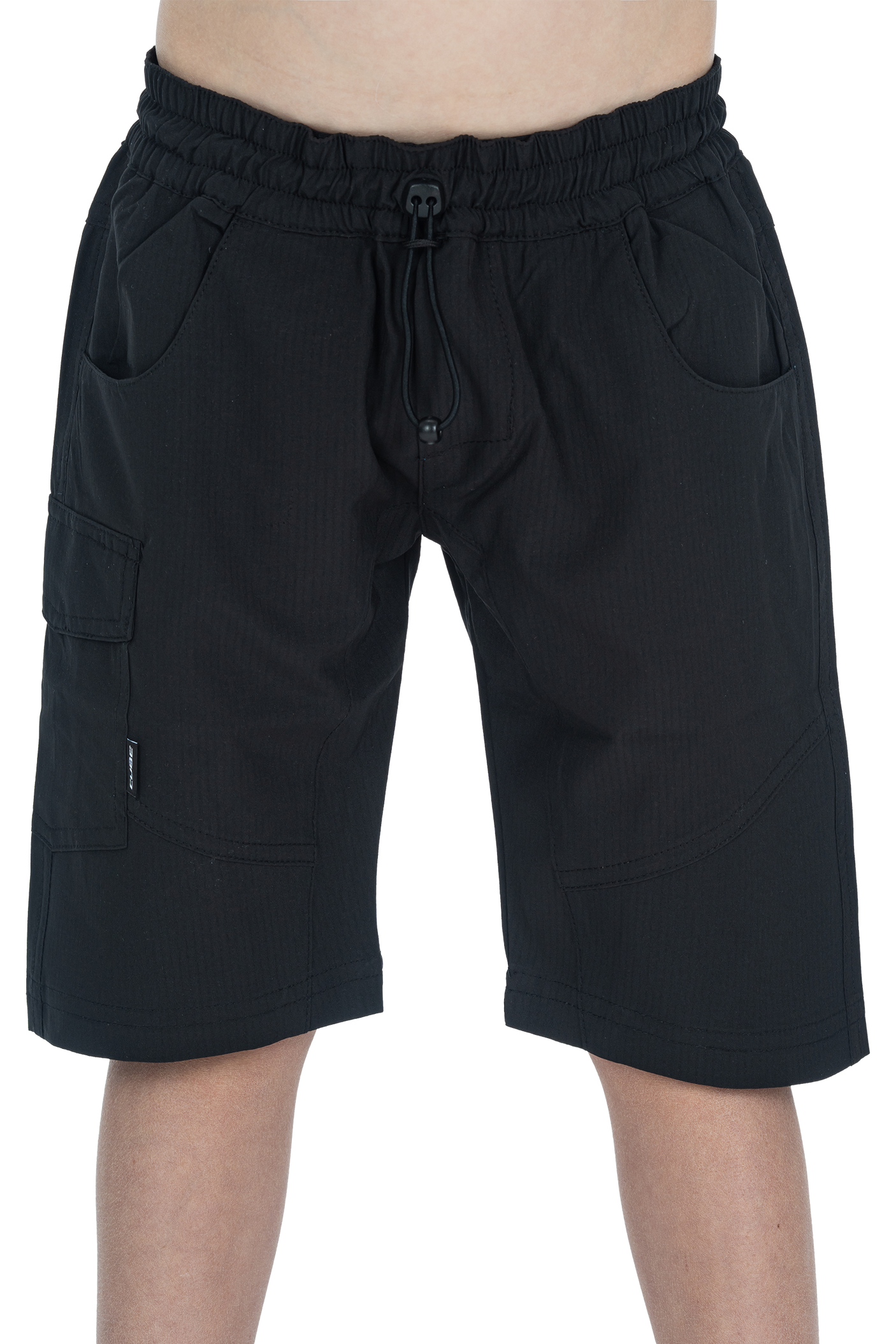 Short baggy CUBE TEAMLINE ROOKIE noir et blanc