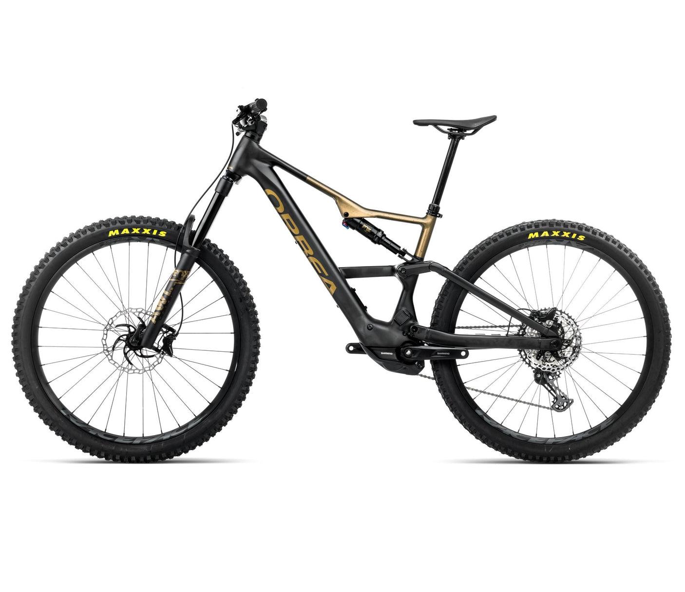 Orbea RISE LT H20 Diamond Black-Splash Olive Green Mat (2025)