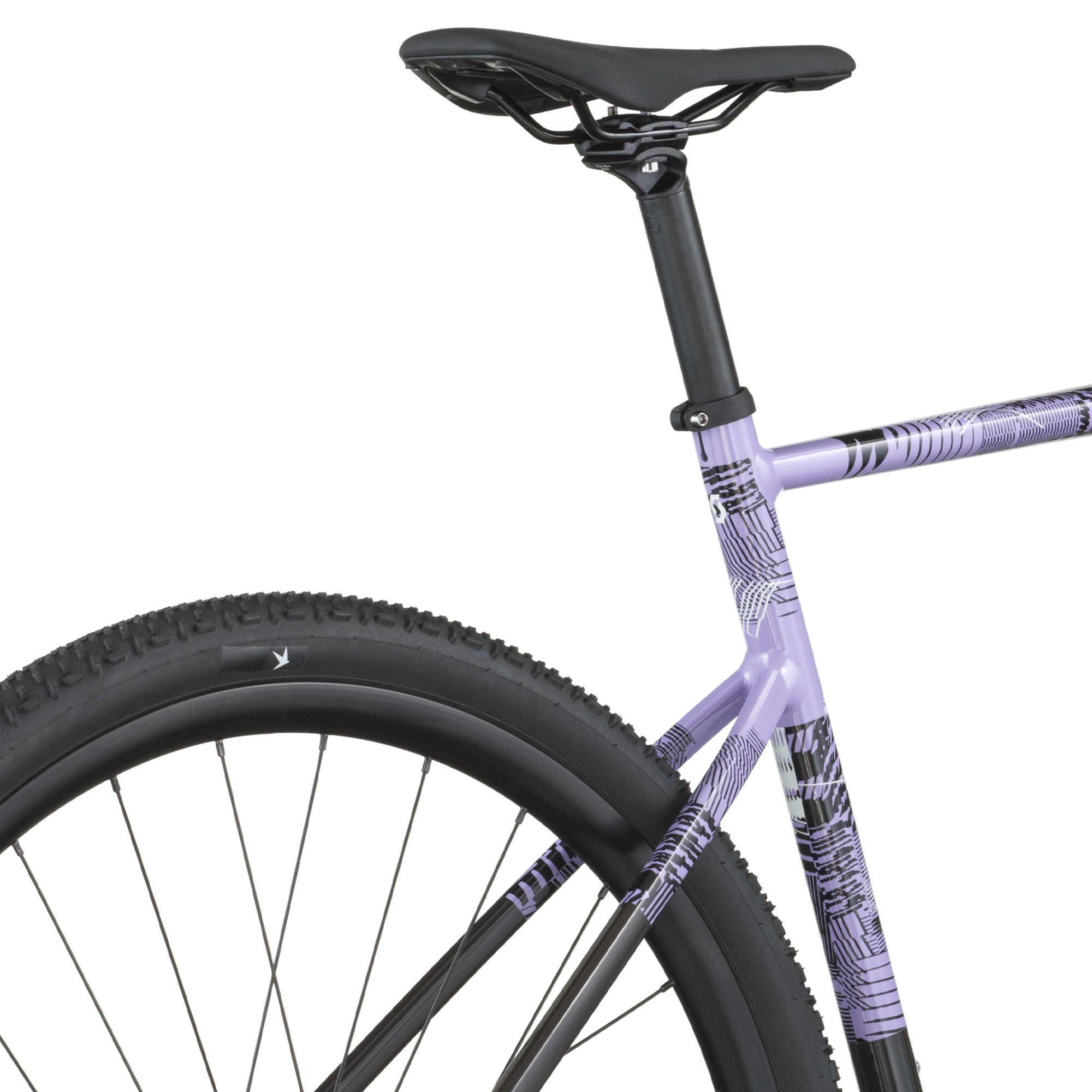 Scott Speedster Gravel 10 carbone noir/tulipe pourpre