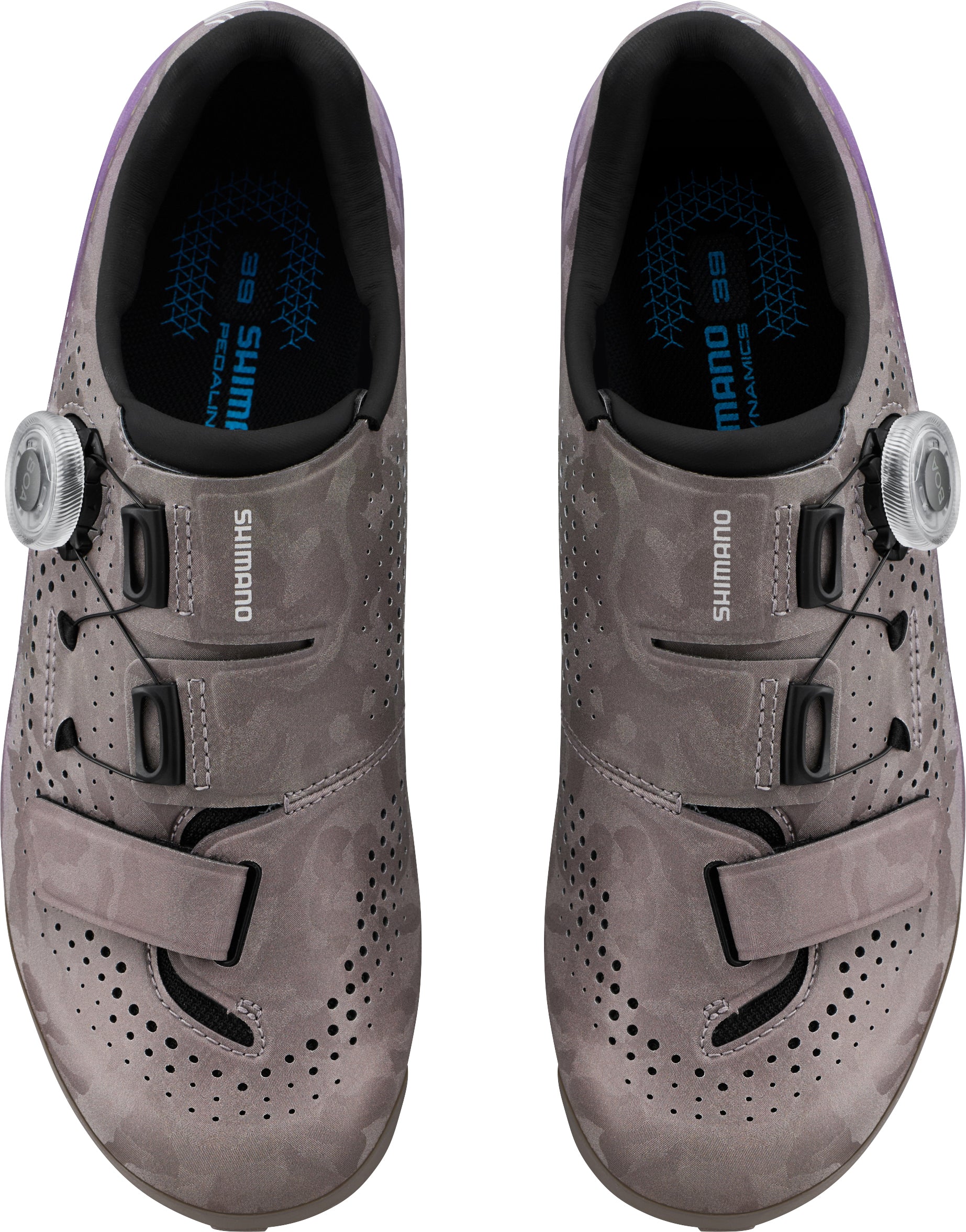 Shimano RX600W Chaussures Gravel Femme gris/violet