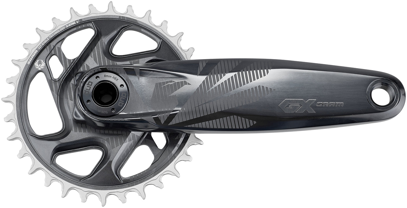 SRAM GX Eagle DUB pédalier 12 vitesses 32 dents DM gris