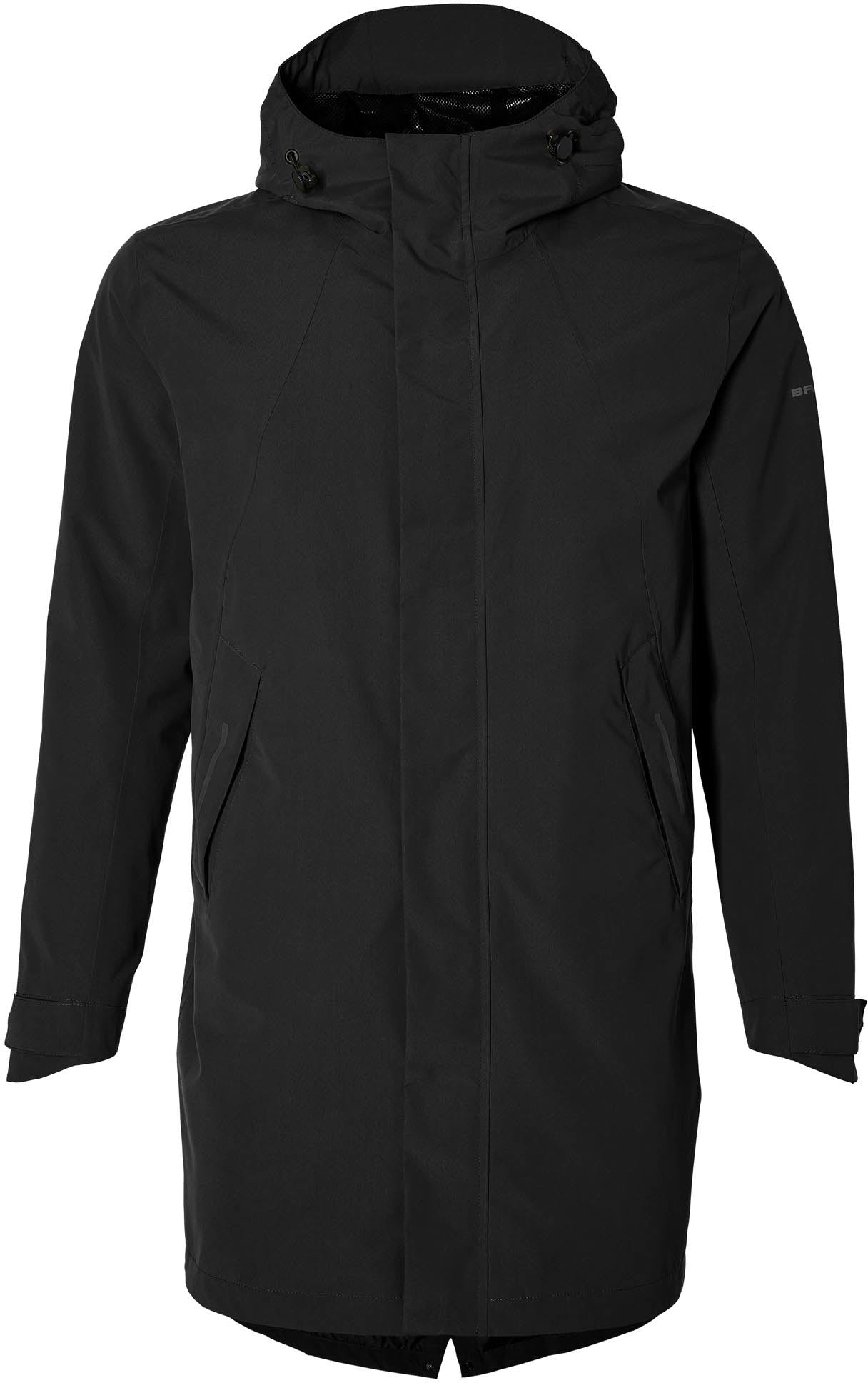 Basil Mosse Parka de pluie homme noir