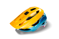 Casque CUBE TROOPER jaune´n´bleu´n´rose – aktuelle Variante