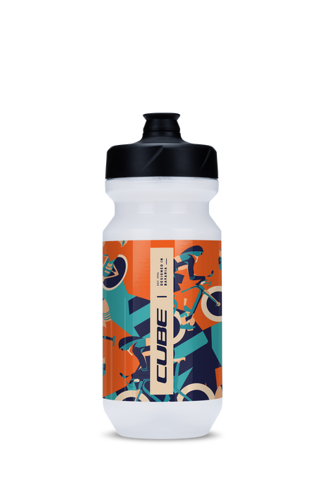 Gourde CUBE Flow 500 bleu'n'orange