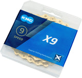 Chaîne KMC X9 Ti-N 9 fois en or