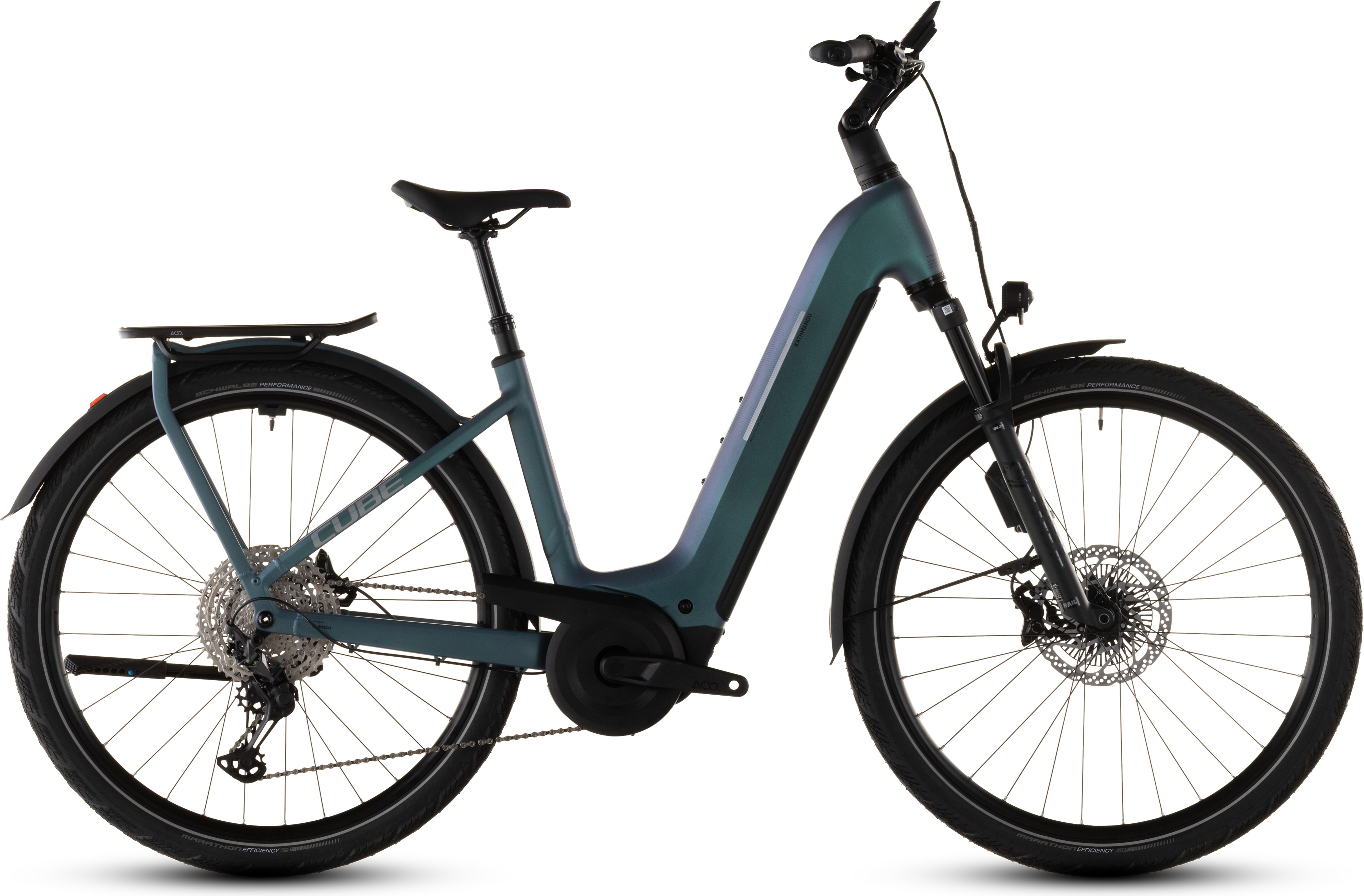 Cube Kathmandu Hybrid EXC 800 Wave vert émeraude´n´prism