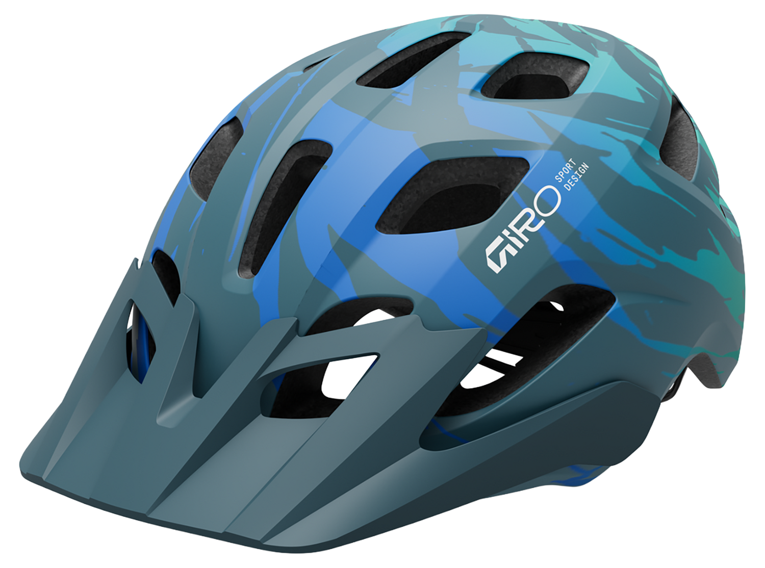 Giro Tremor Child casque enfant mat bleu tranchée