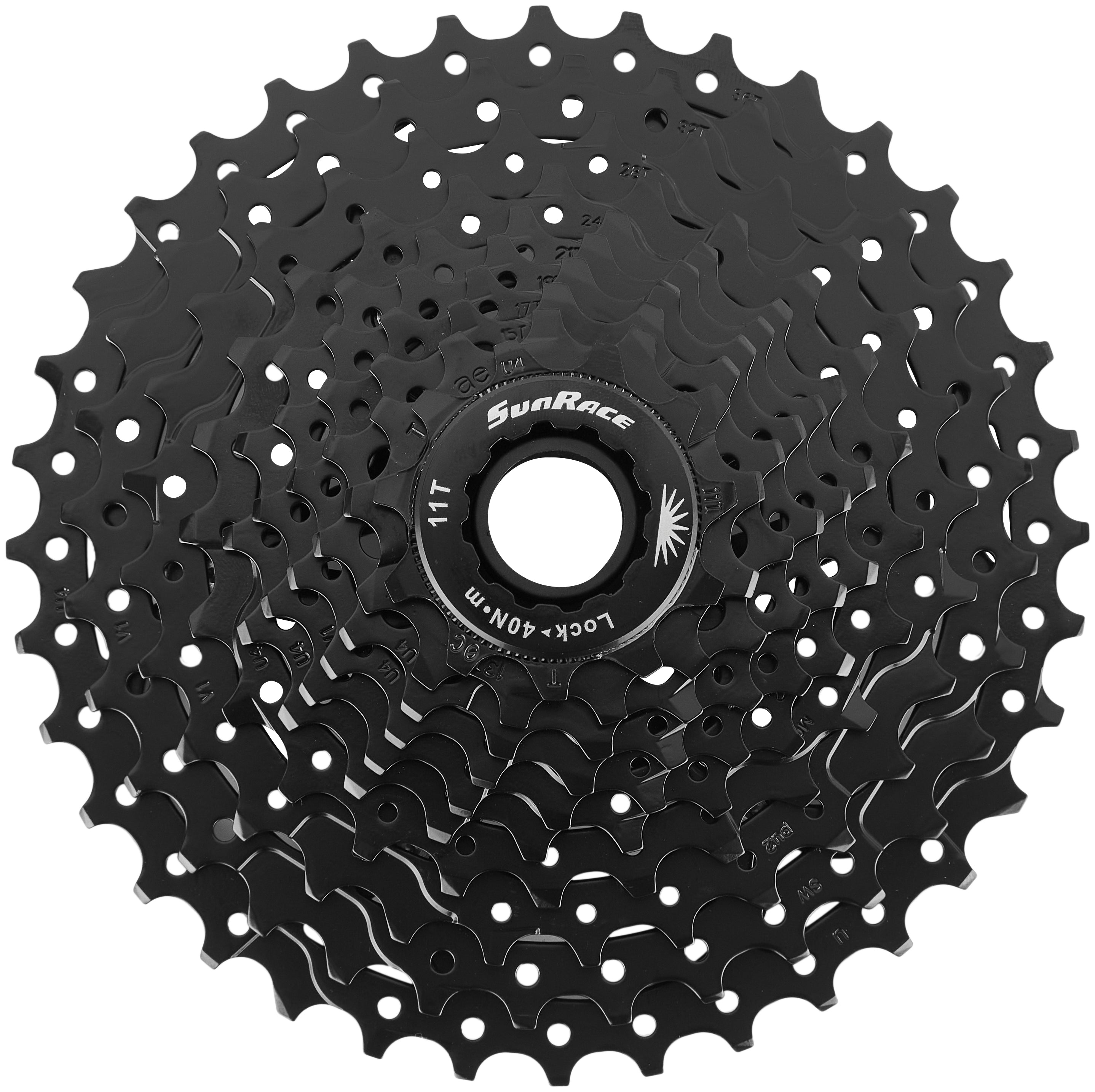 SunRace CSMS1 cassette 10 vitesses 11-36 dents noir