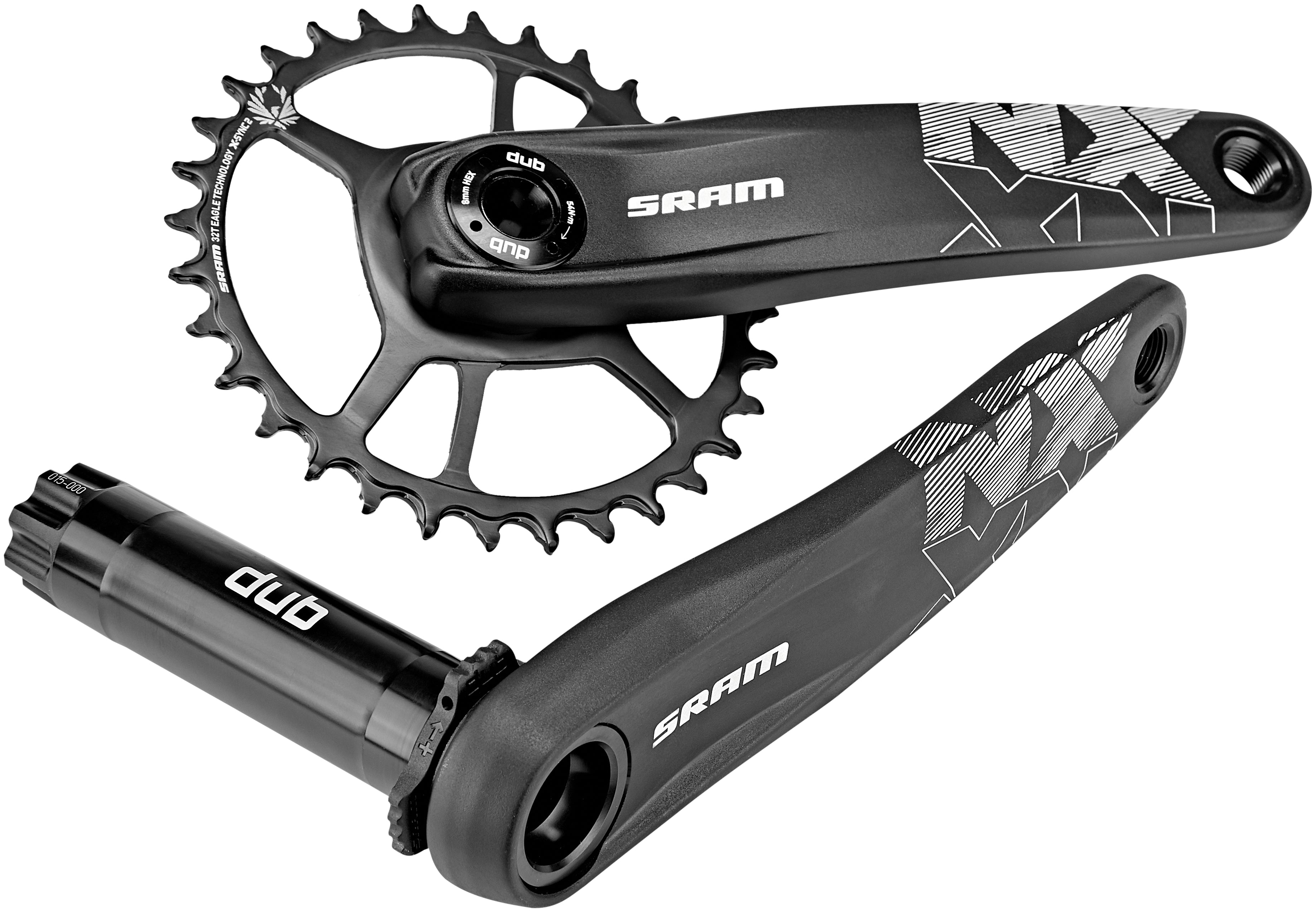 SRAM NX Eagle DUB pédalier DM X-SYNC 32 dents 12 vitesses noir