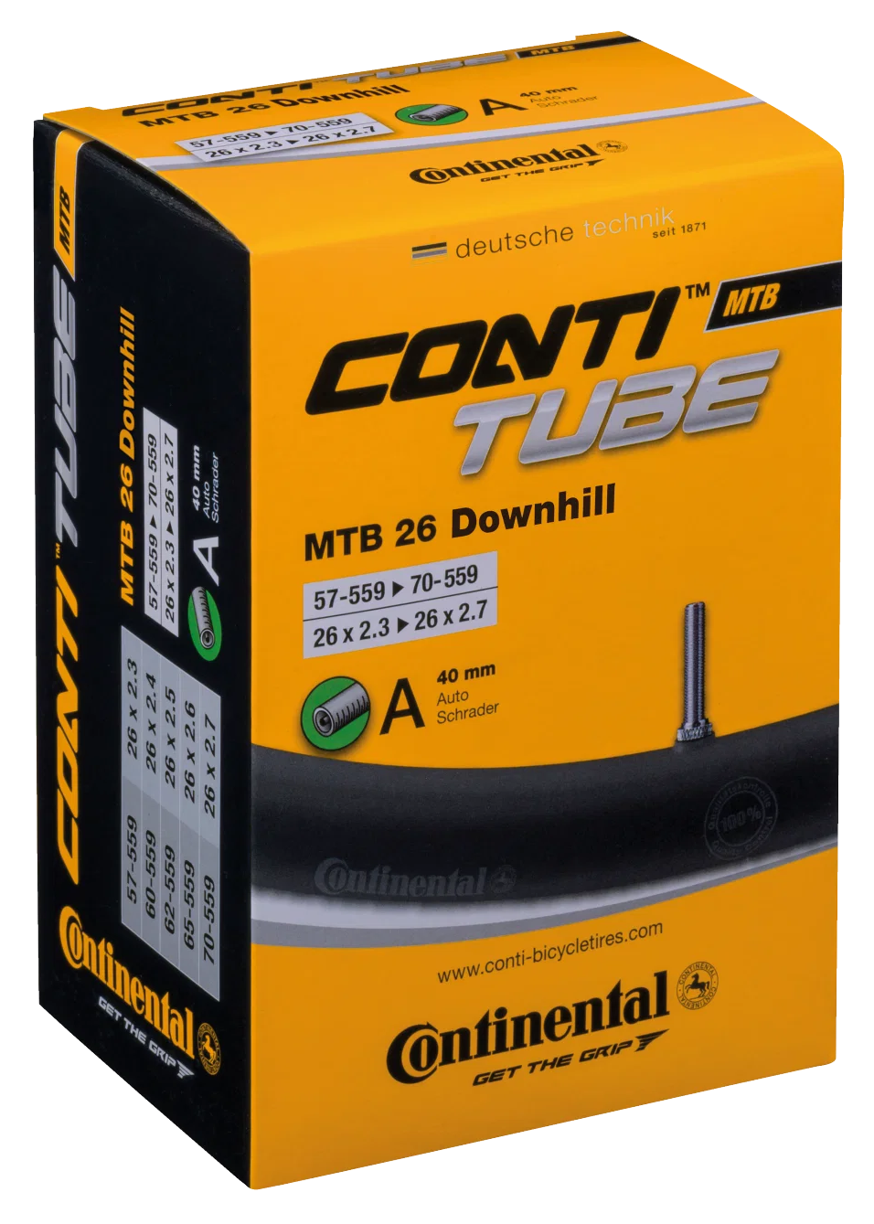 Continental chambre à air VTT Descente 26