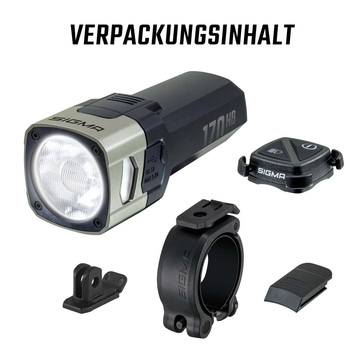 Sigma AURA 170 HB LINK Éclairage avant