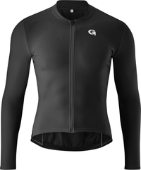 Gonso SITIVO TRIKOT MANCHES LONGUES - Maillot de cyclisme homme 1/1-FZ noir