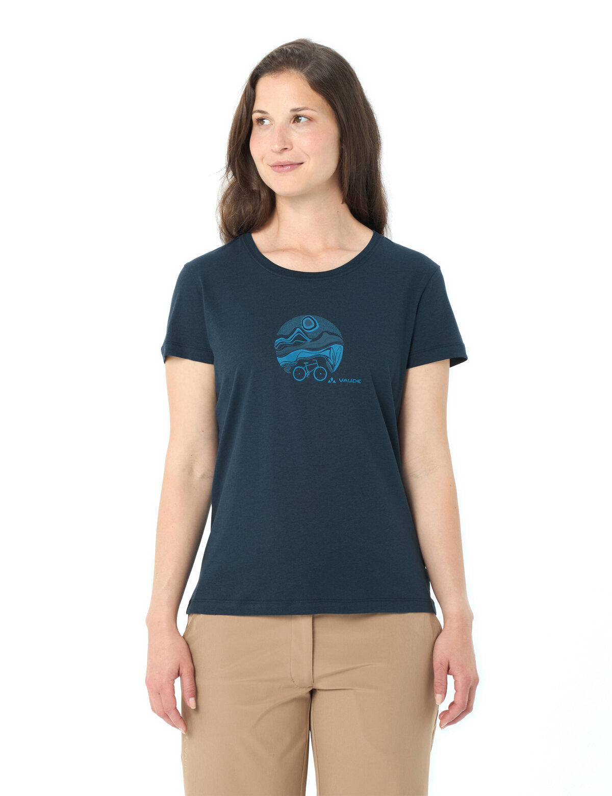 VAUDE T-shirt cycliste femme V dark sea/dark sea