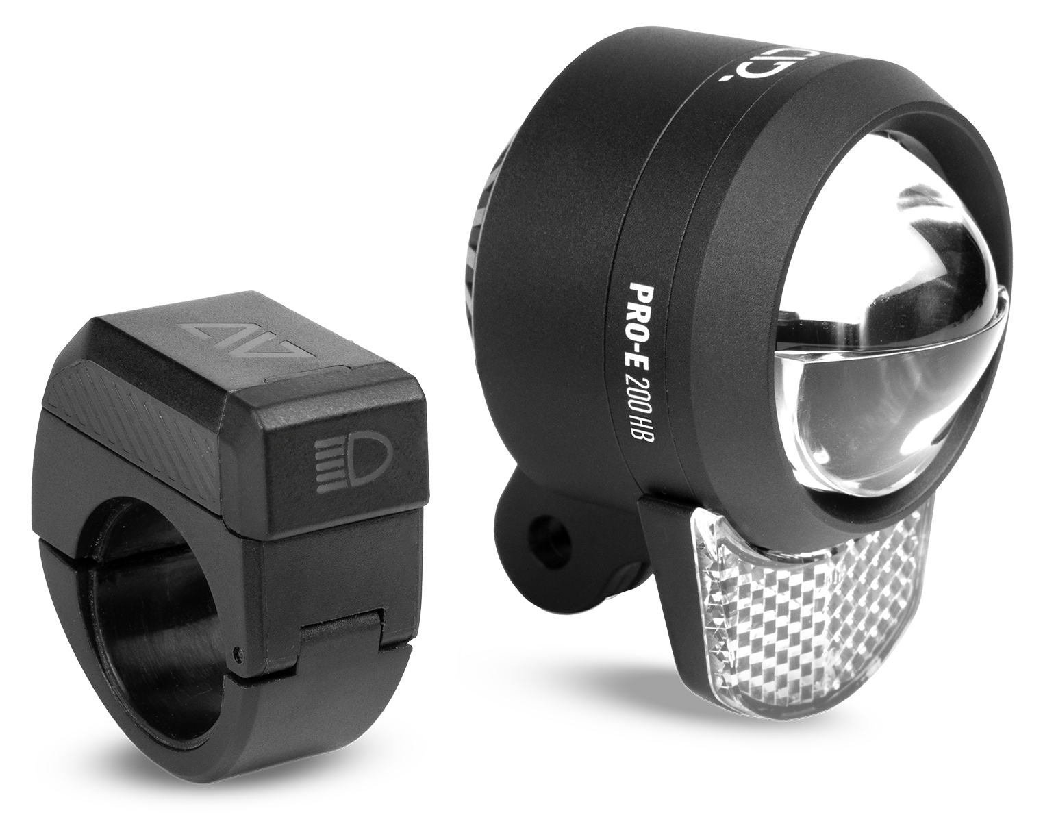 ACID E-Bike phare avant PRO-E 200 High Beam X-Connect noir