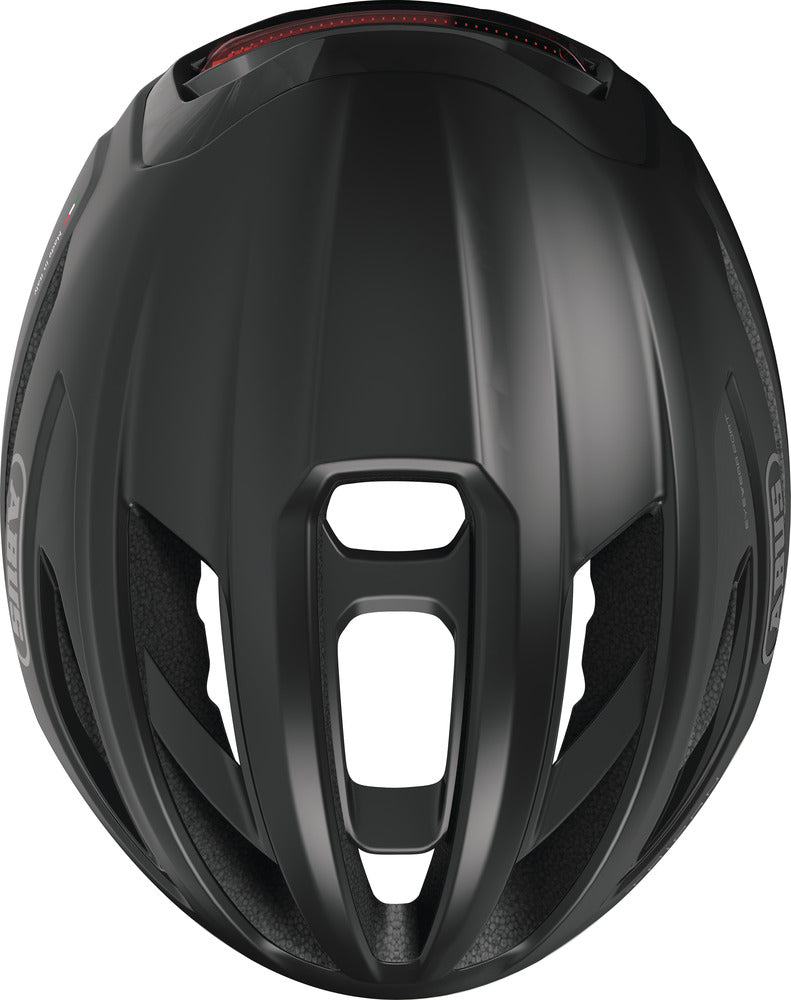 Abus TAIPAN LED Casque Gravel noir velours
