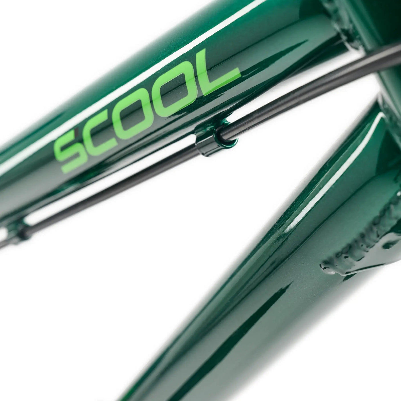 S'COOL Junior Bikes XtriX 20 Zoll 1-Gang BMX Dark Green/Neon Green