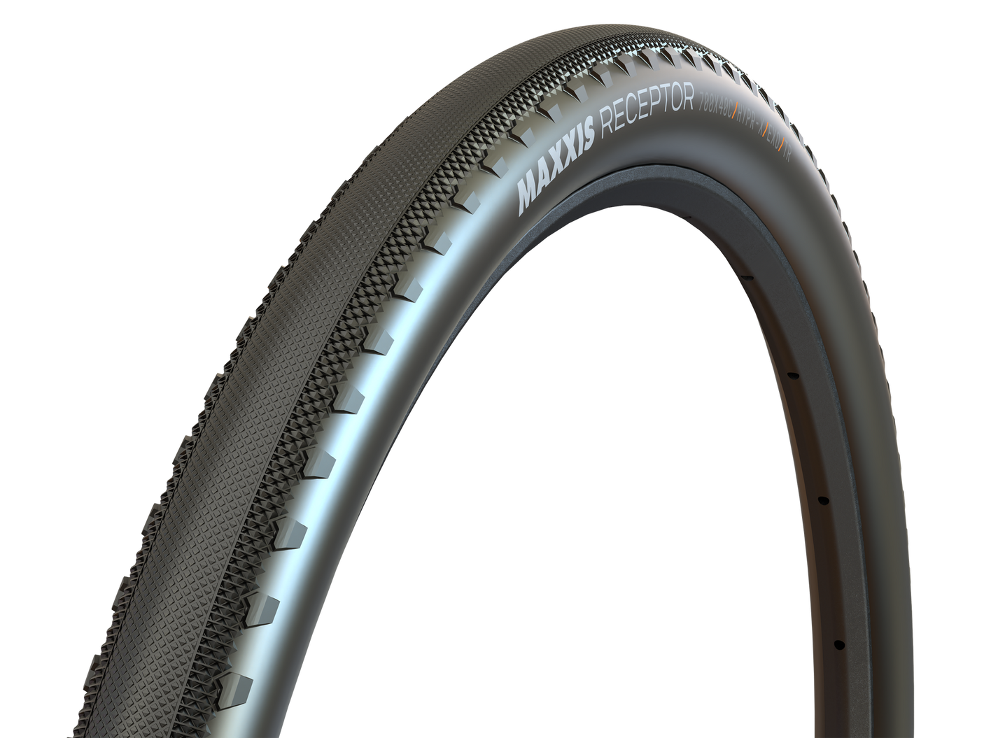 Maxxis Receptor Gen.2 pneu 28" EXO Protection, TR Tubeless Ready, composé HYPR-X tanwall