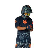 Fox Ranger SS Maillot Img Print Bleu Arctique