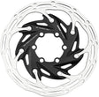 Disque de frein SRAM Centerline XR Rotor en deux parties Profil arrondi 6 trous noir/argent