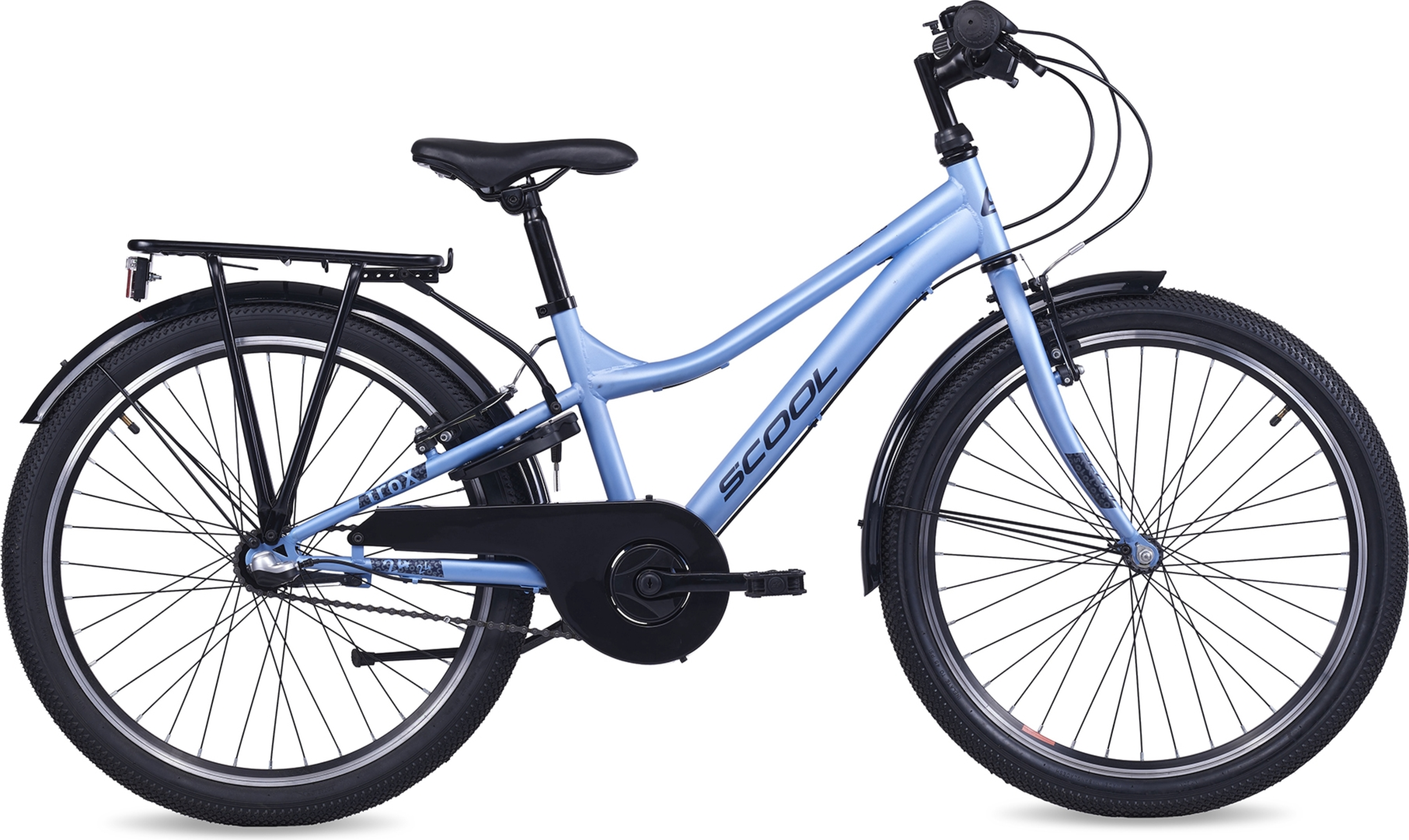 S'cool troX 24-N3 Bleu Glacé/Bleu Foncé