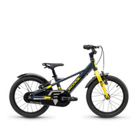 S'COOL Junior Bikes XXlite EVO 16 Zoll 1-Gang Dark Grey/Yellow – aktuelle Variante