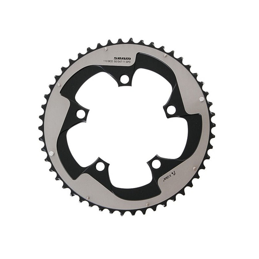 SRAM Road X-Glide Yaw plateau Red/Force 110mm entraxe noir