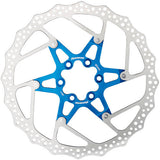 Disque de frein Reverse 6 trous aluminium/acier bleu