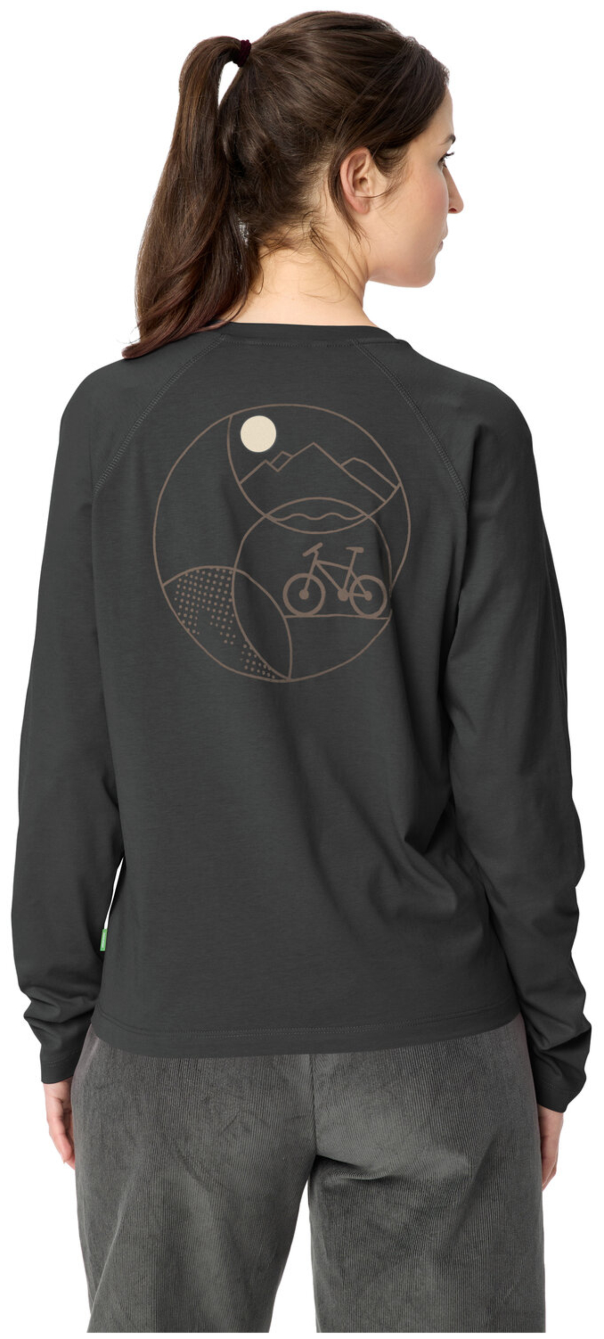 VAUDE T-shirt manches longues femme Cyclist graphite