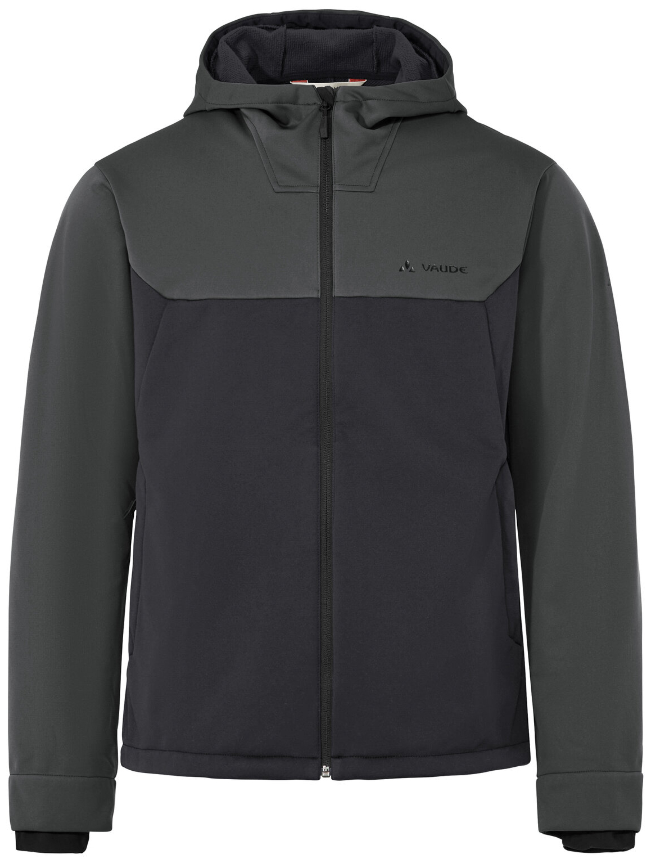 Veste softshell à capuche Qimsa II graphite pour homme VAUDE
