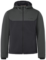 Veste softshell à capuche Qimsa II graphite pour homme VAUDE