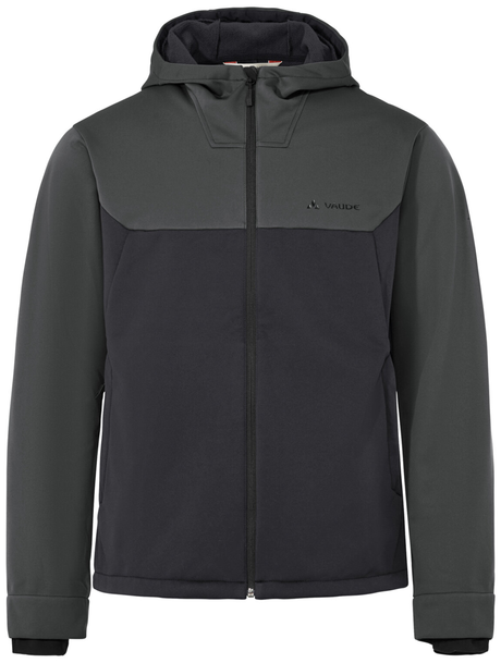 Veste softshell à capuche Qimsa II graphite pour homme VAUDE