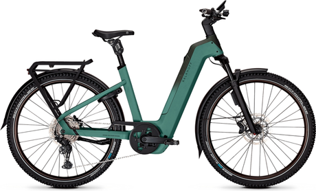 Kalkhoff ENTICE 5+ EXCITE ABS Wave 800 vert minéral / vert chasse mat