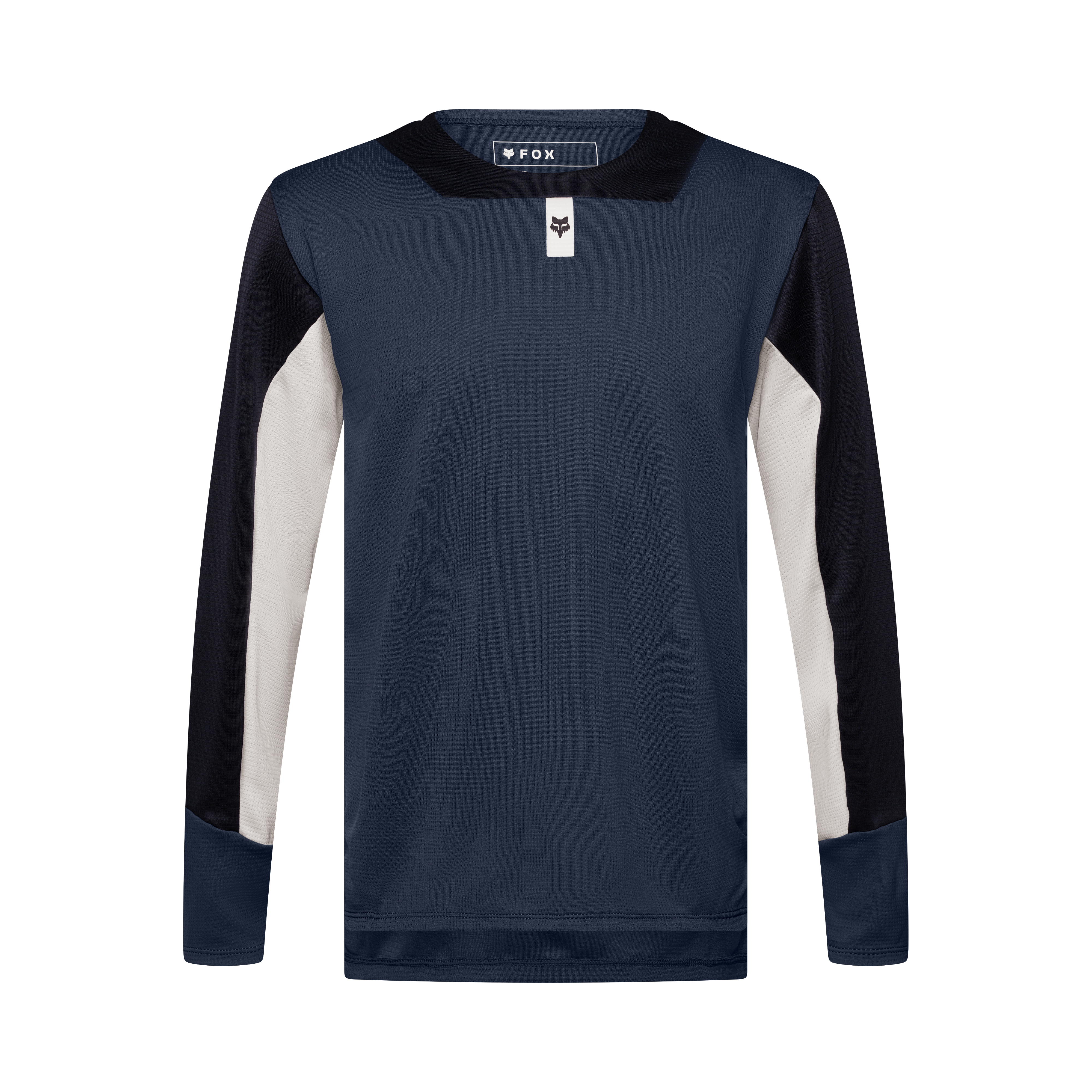 Fox YTH Defend LS Maillot Bleu Galaxie