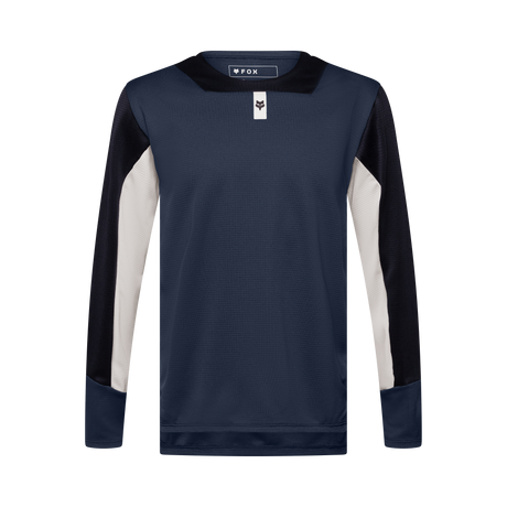 Fox YTH Defend LS Maillot Bleu Galaxie