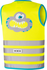 wowow gilet de sécurité Crazy Monster Jacket pour enfants jaune