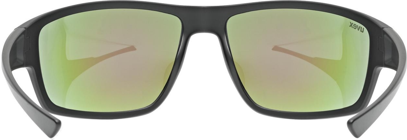 uvex Sportstyle 230 Lunettes de vélo Noir Mat / Miroir Vert