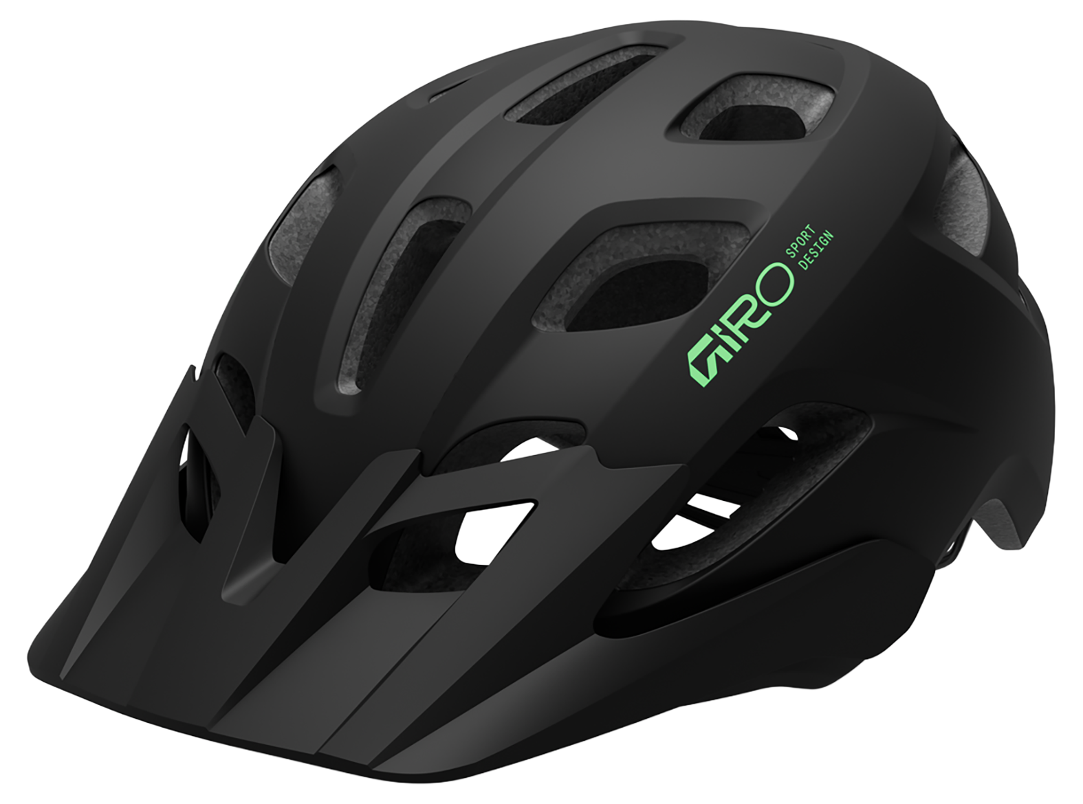 Giro Tremor Child casque enfant mat noir/vert