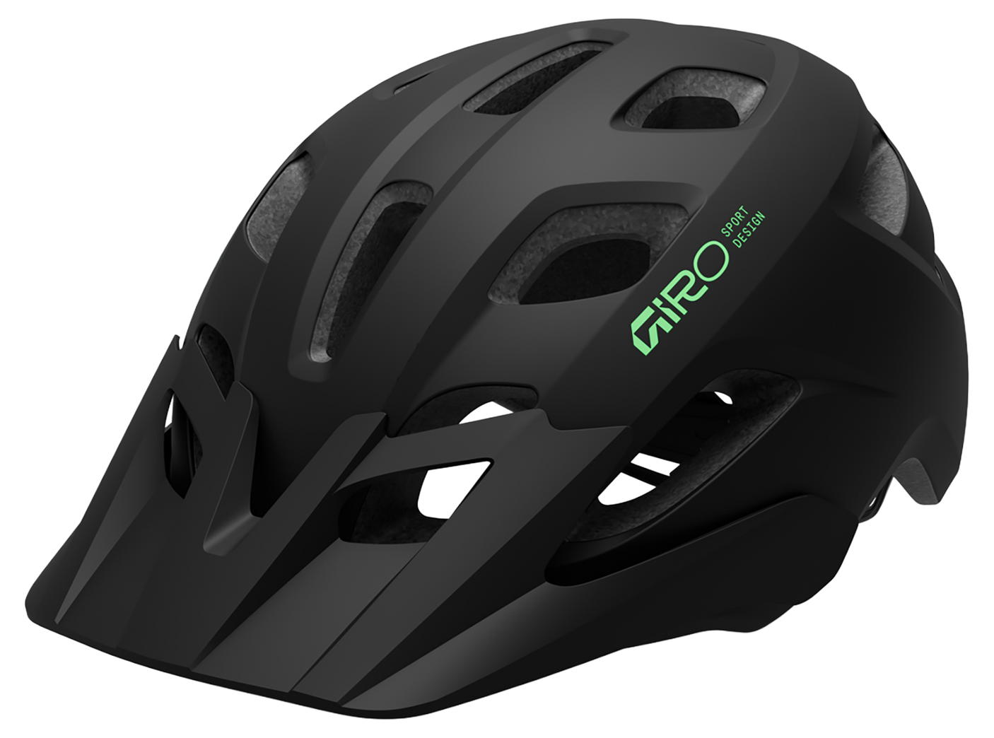Giro Tremor Child casque enfant mat noir/vert