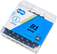 Chaîne KMC B1 Wide 1 vitesses noire – aktuelle Variante