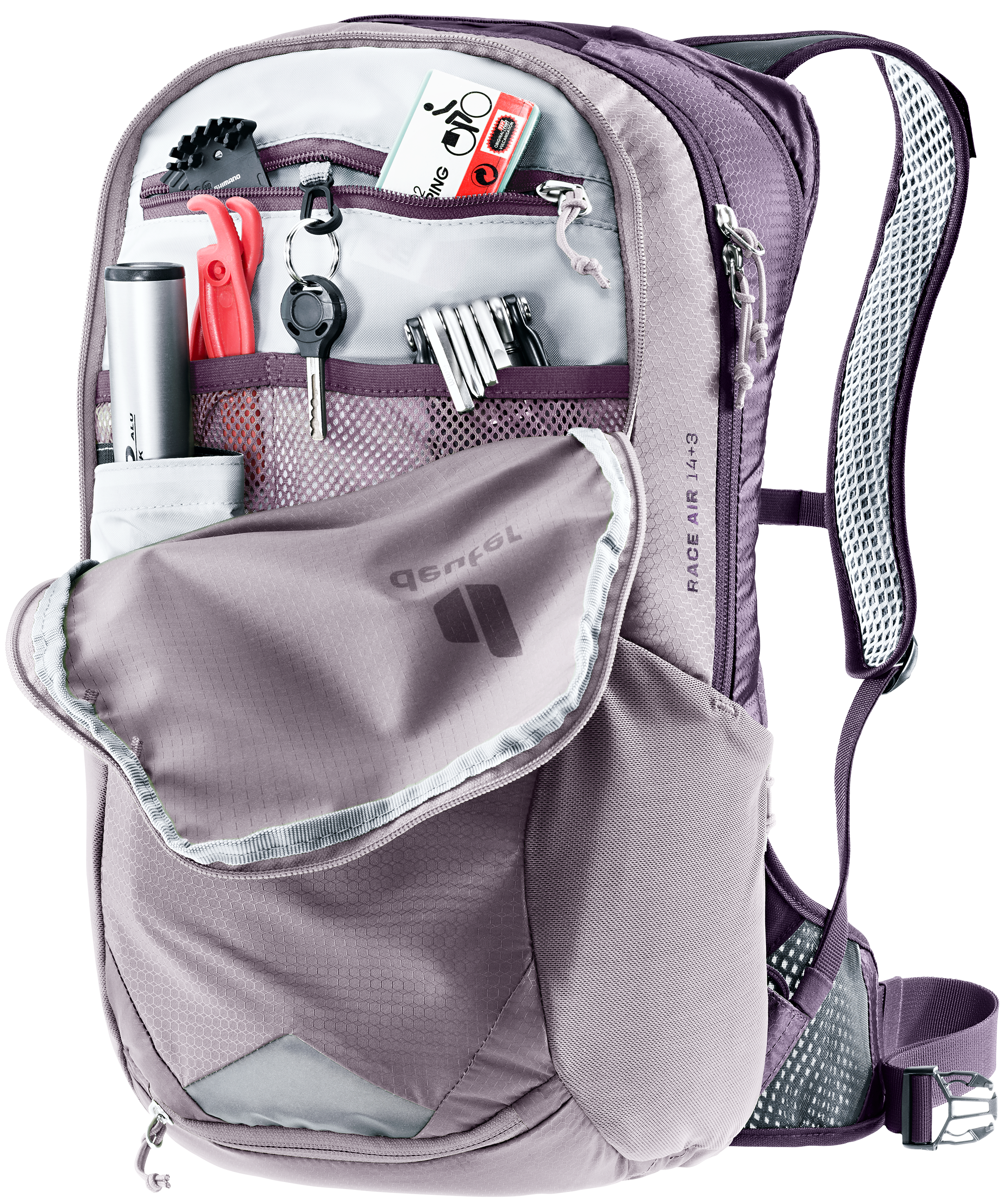 deuter Race Air 14+3 sac à dos vélo lavande-violet