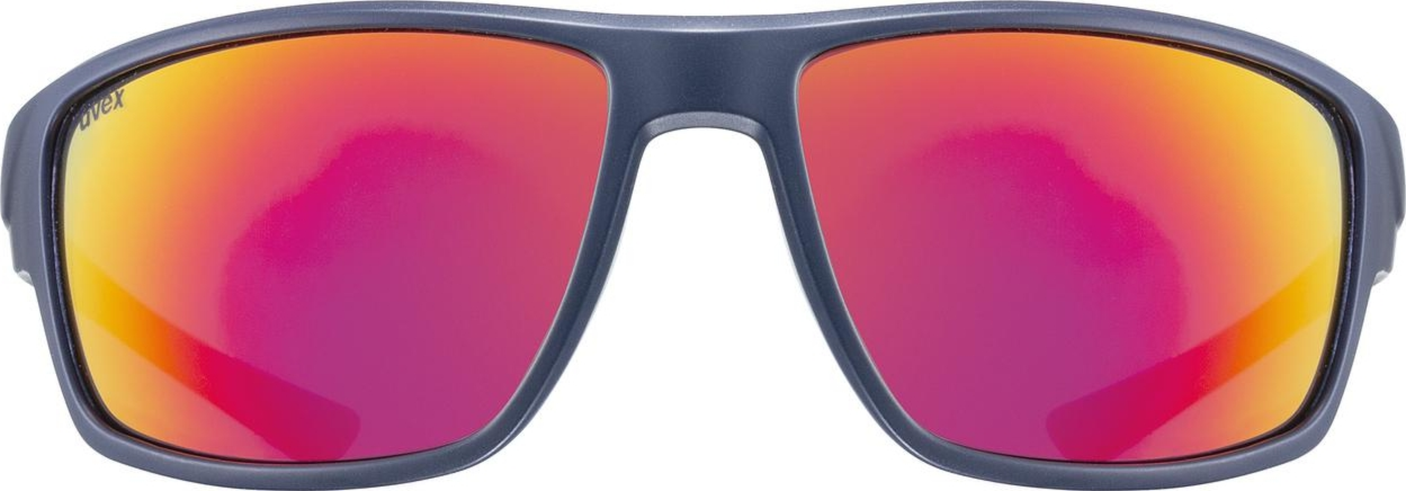 uvex Sportstyle 230 Lunettes de vélo Bleu Mat / Miroir Rouge