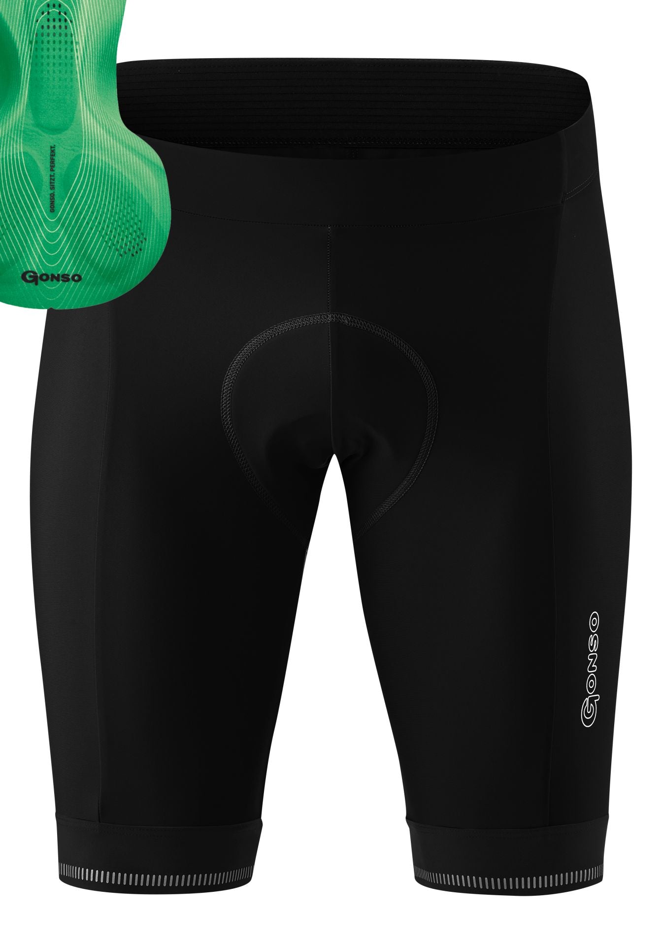 Gonso Sitivo M noir / vert vif