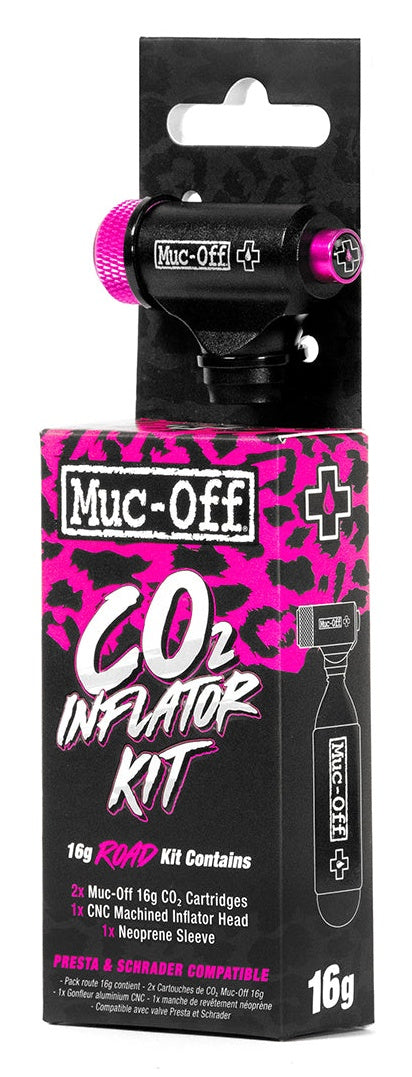 Muc-Off Road Inflator Kit noir/rose