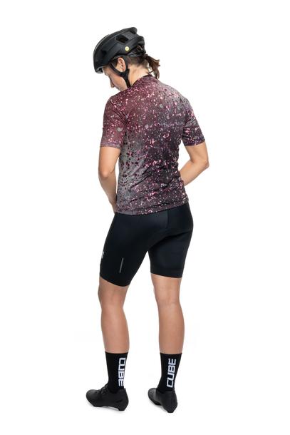 Cube WS Maillot CMPT Sprinkle manches courtes vert