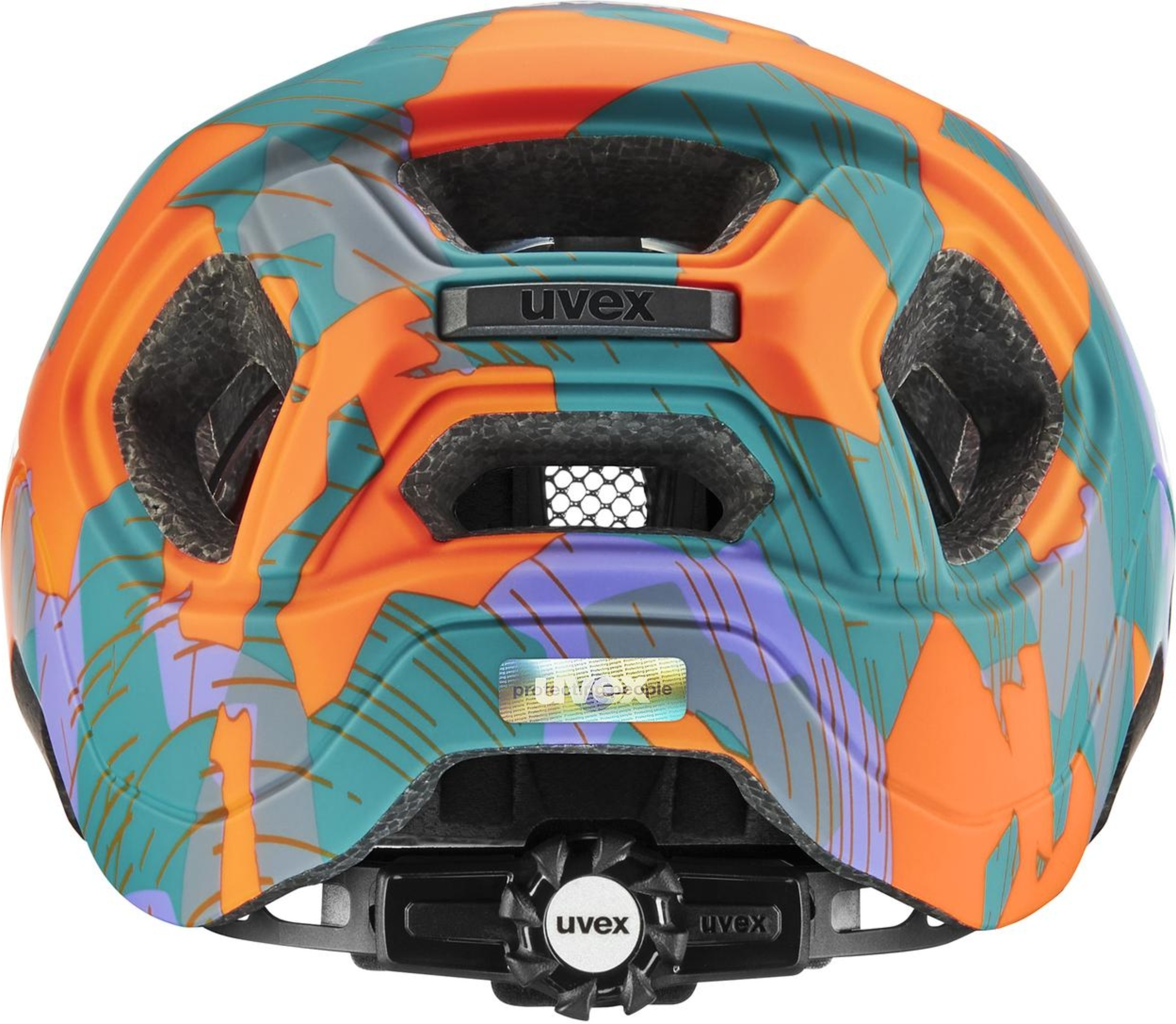 uvex React Jr. Casque enfant Papaye Camo Mat