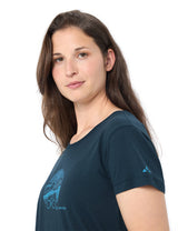 VAUDE T-shirt cycliste femme V dark sea/dark sea