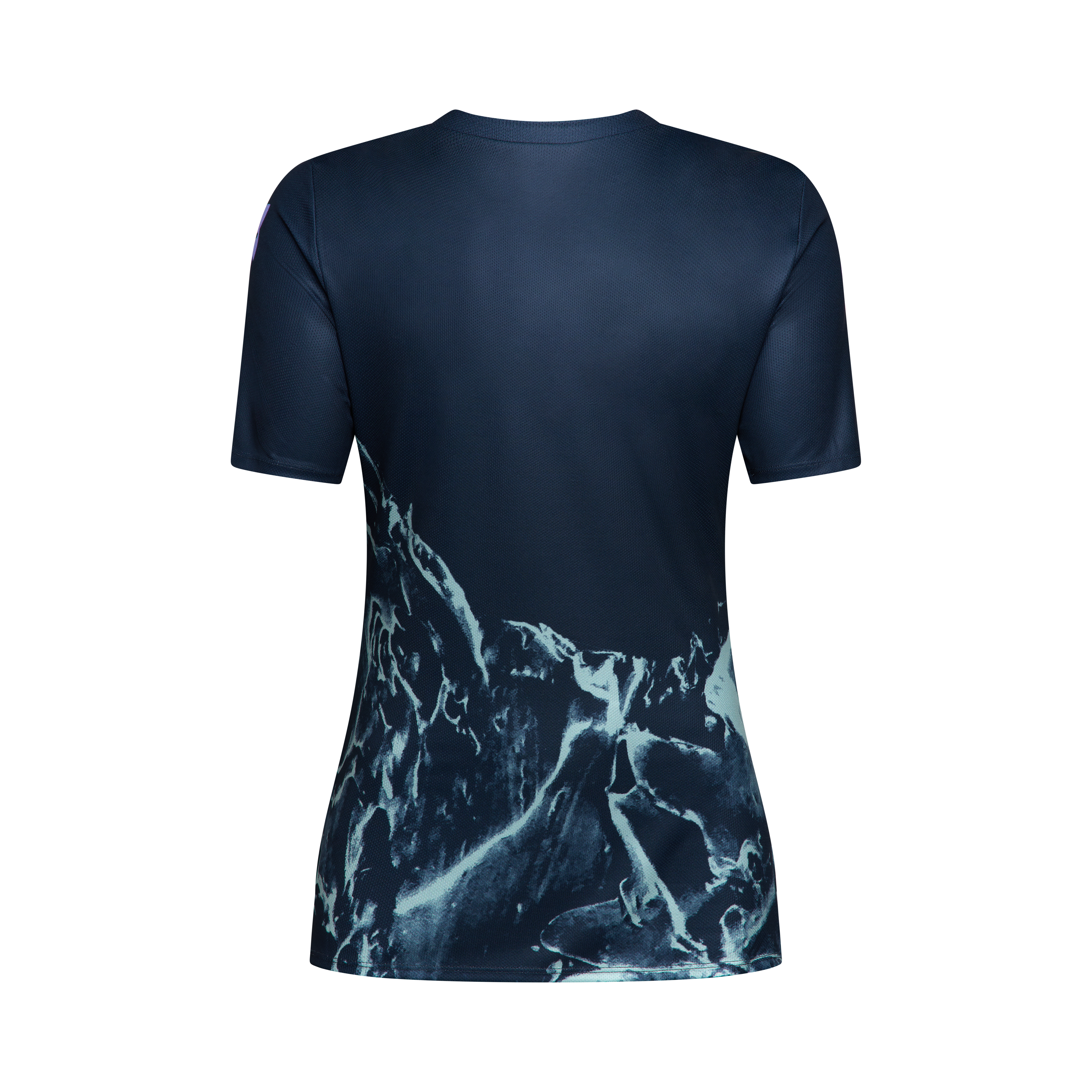 Fox W Ranger SS Maillot Img Print Bleu Arctique