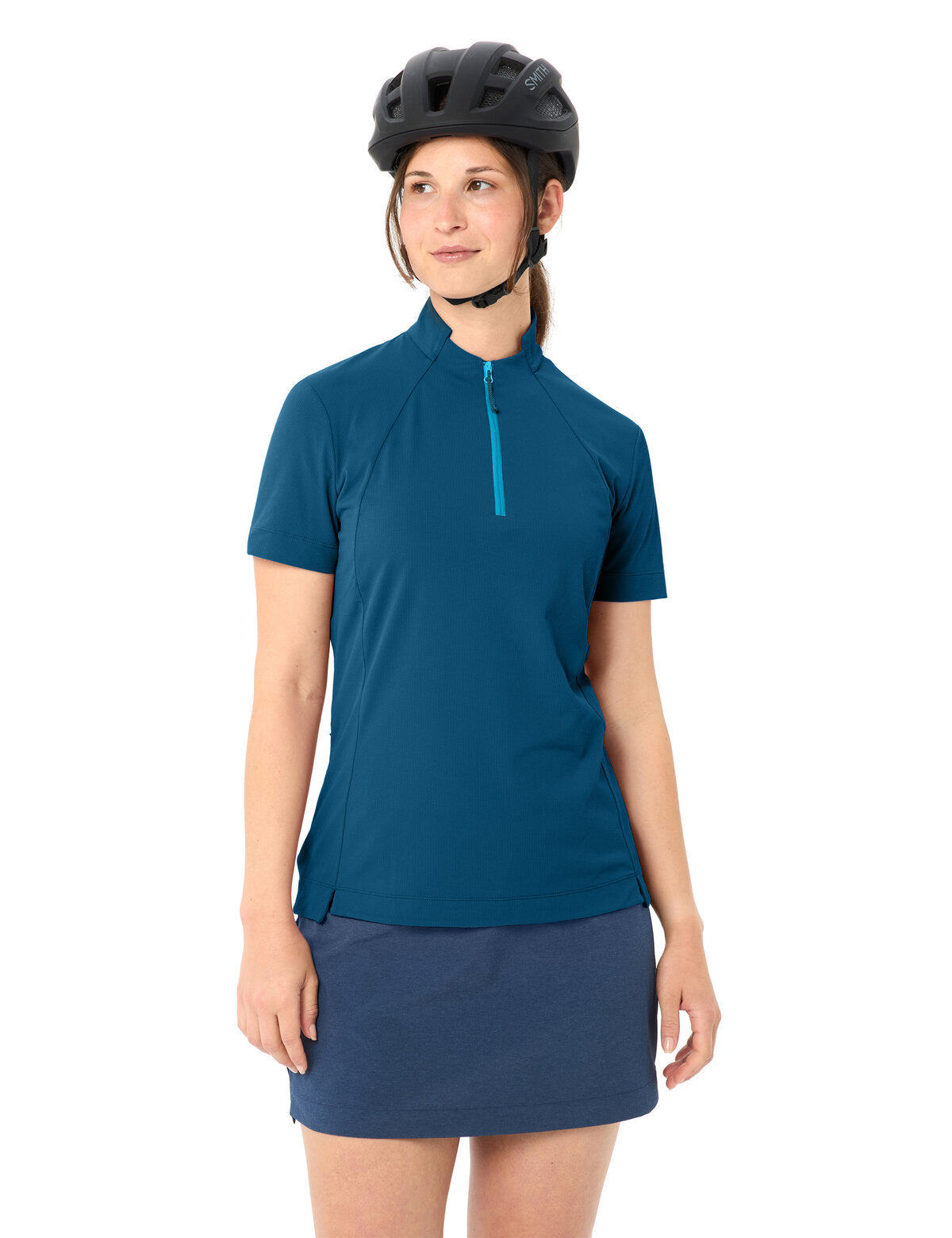 VAUDE Women's Adlux HZ Shirt bleu rivage