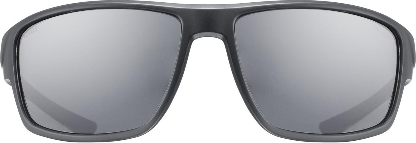 uvex Sportstyle 230 Lunettes de vélo Noir Mat / Lightmirror Silver